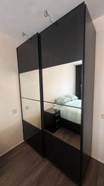 Brede IKEA kast met spiegel en verlichting, Ophalen, 100 tot 150 cm, Zo goed als nieuw, 150 tot 200 cm