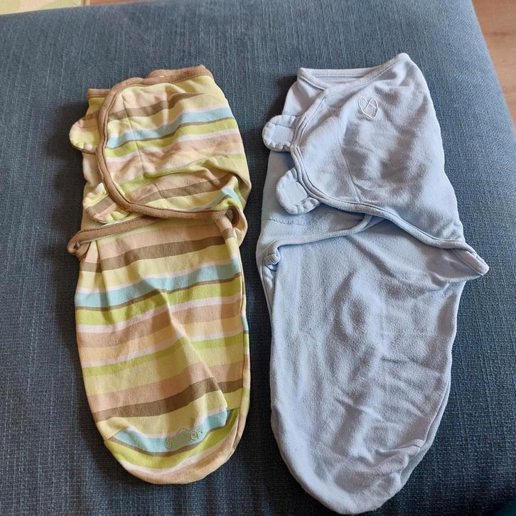 meyco inbakerdoek inbakerslaapzak 2 stuks 0 - 3 maanden, Kinderen en Baby's, Dekens, Slaapzakjes en Inbakerproducten, Gebruikt