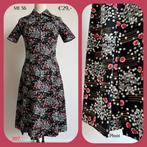 207. Vintage jurk mt 36, Kleding | Dames, Jurken, Overige kleuren, Verzenden, Vintage kleertjes, Vintage
