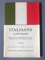 Boekje Italiaans in een maand, Ophalen of Verzenden, Zo goed als nieuw, Kramers, Italiaans