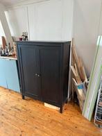 Ikea Hemnes 2-deurs zwarte kast, Ophalen, Gebruikt