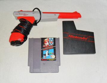 S;uper Mario bros/duckhunt + Zapper (Nintendo NES) beschikbaar voor biedingen