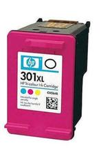 2 stuks HP301XL kleur (1 x origineel, 1 x 123inkt), Nieuw, Cartridge, HP Hewlett Packard, Verzenden