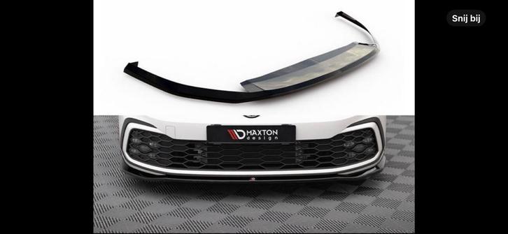 Maxton design frontlip Vw golf 8 gti  opruiming!, Auto diversen, Tuning en Styling, Ophalen of Verzenden