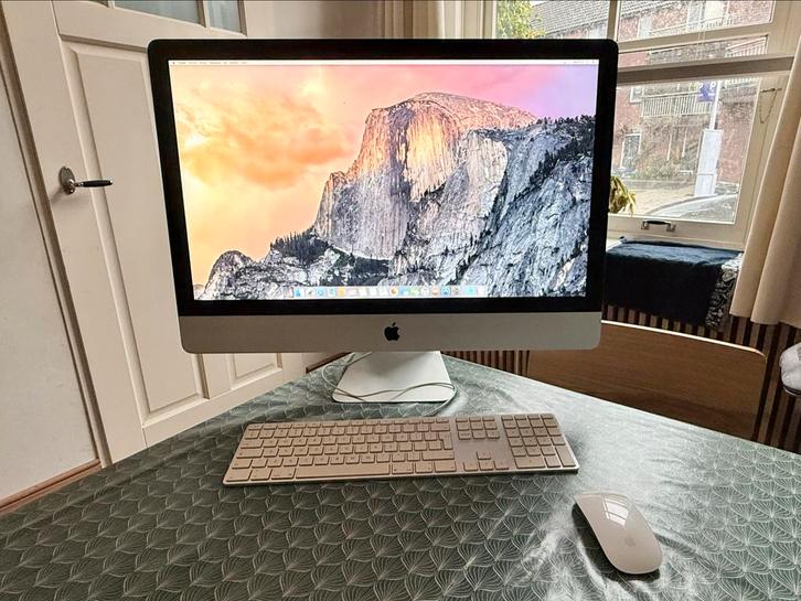 iMac 27" Retina 5K (Late 2014), Computers en Software, Apple Desktops, Gebruikt, iMac, Onbekend, 3 tot 4 Ghz, 8 GB, Ophalen