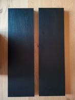 2x Duraline wandplank zwart eiken 80x23,5 cm, Ophalen of Verzenden, Zo goed als nieuw