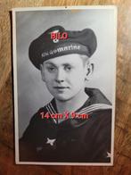Portretfoto Kriegsmarine Toulon  Frankrijk / Westfront WW2, Verzamelen, Militaria | Tweede Wereldoorlog, Ophalen of Verzenden
