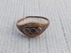 Oude ring, Verzenden, Overige materialen, Ring, Met edelsteen