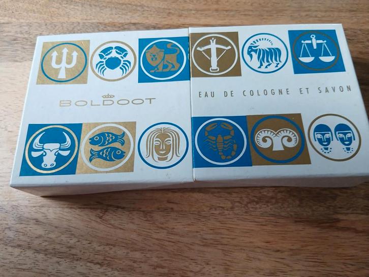 Vintage Boldoot Eau de Cologne & Savon Astrologie Set, Sieraden, Tassen en Uiterlijk, Uiterlijk | Parfum, Gebruikt, Ophalen of Verzenden