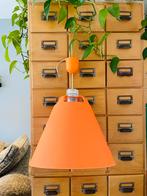 Grote vintage oranje HANGLAMP, Ophalen of Verzenden, Kunststof, Minder dan 50 cm