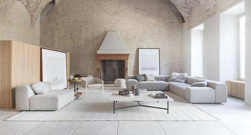 Paola Lenti All - Time grote High-end indoor loungebank bank, Huis en Inrichting, Banken | Bankstellen, Nieuw, Hoekbank, Hout