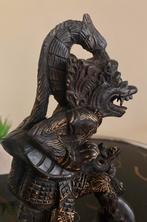 Oud houtsnijwerk beeld Indonesië Hanuman godheid aapmens., Antiek en Kunst, Ophalen of Verzenden