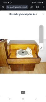 Klassieke platenspeler kast, Antiek en Kunst, Ophalen