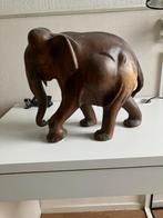 teakhouten olifant, Ophalen of Verzenden
