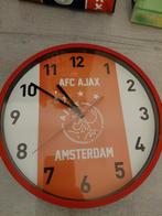 Ajax klok, Ophalen of Verzenden, Zo goed als nieuw, Analoog, Wandklok
