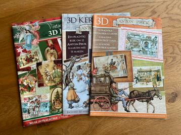 Anton Pieck Kerstboeken Knipvellen niet ingeknipt beschikbaar voor biedingen