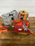 Zebra babyset met Tumama knisperboekje, Wibra knuffeldoekje, Ophalen of Verzenden, Gebruikt, Overige typen