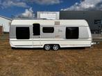 Fendt Bijou 590 Vast bed / Airco / Voortent, Caravans en Kamperen, Caravans, Rondzit, Bedrijf, 100 kg of meer, Vast bed