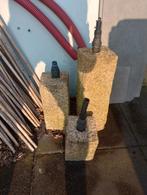 drie stenen voor een waterornament, Tuin en Terras, Waterpartijen en Fonteinen, Ophalen, Gebruikt, Beton, Waterornament