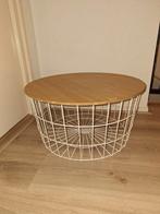 Gebruikte tafel/ mand, Huis en Inrichting, Ophalen, Gebruikt, 75 cm of meer, 60 cm of meer