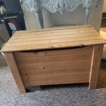 Houten Opbergkist - Ideaal voor Speelgoed! beschikbaar voor biedingen
