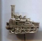 De Arend stoomlocomotief zilverkleurig speldje ( J_001 ), Verzamelen, Speldjes, Pins en Buttons, Verzenden, Nieuw, Transport, Speldje of Pin
