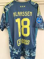 Ajax shirt gesigneerd Klaassen L eredivisie L, Ophalen of Verzenden, Zo goed als nieuw, Ajax, Shirt