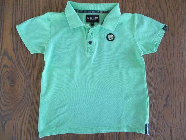 zeer mooie groene polo van Cars, Kinderen en Baby's, Kinderkleding | Maat 140, Zo goed als nieuw, Jongen, Shirt of Longsleeve