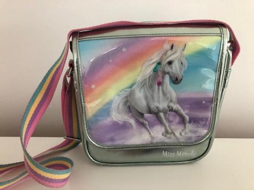 miss melody rainbow tasje, Kinderen en Baby's, Speelgoed | Knuffels en Pluche, Zo goed als nieuw, Paard, Ophalen of Verzenden