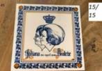 tegeltjes koninklijk huis Nederland, Ophalen of Verzenden, Gebruikt, Nederland, Overige typen