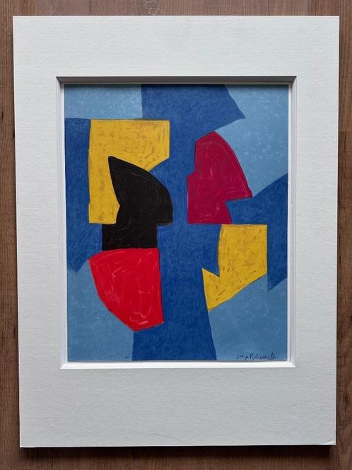 Serge Poliakoff litho, Antiek en Kunst, Kunst | Litho's en Zeefdrukken, Ophalen
