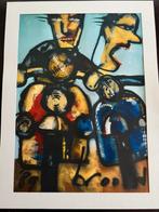 Herman Brood Zeefdruk Road Rage 1989, Ophalen