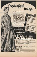 Retro reclame 1959 Wehkamp prachtige satijnen peignoir, Verzamelen, Verzenden, Overige typen