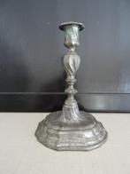 Tinnen kandelaar, Antiek en Kunst, Ophalen of Verzenden, Overige materialen