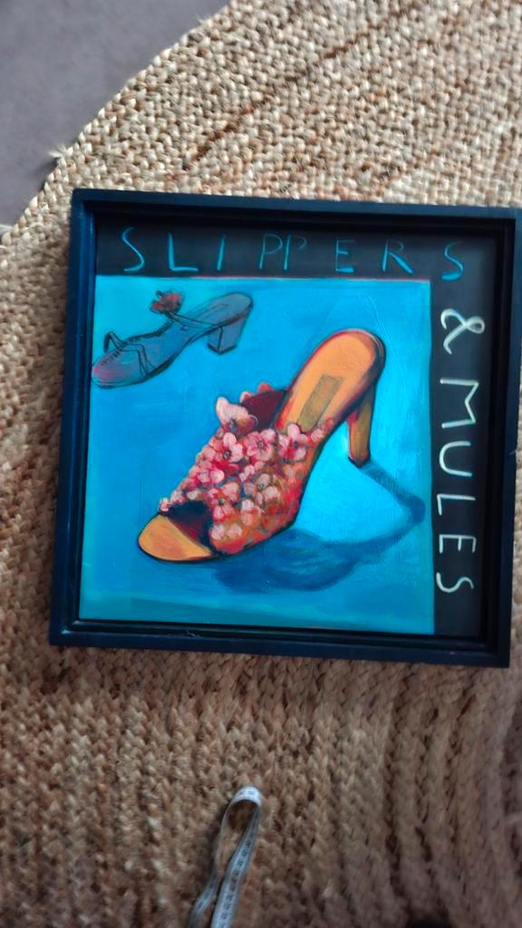 Schilderij: Slippers & Mules Frans Andriessen, Antiek en Kunst, Kunst | Schilderijen | Klassiek, Ophalen of Verzenden