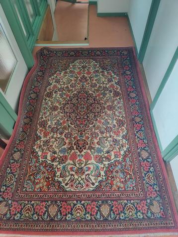 Orgineel Perzisch Tapijt 210x135 Ghom Wollen beschikbaar voor biedingen