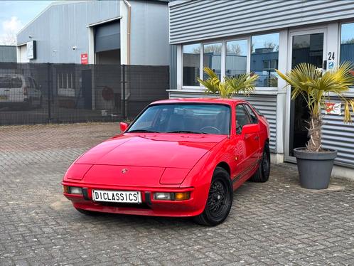 Porsche 924 2.0 Targa 1980 goede staat!!!, Auto's, Porsche, Bedrijf, Benzine, Coupé, Handgeschakeld, Rood, Zwart, Leder, Achterwielaandrijving