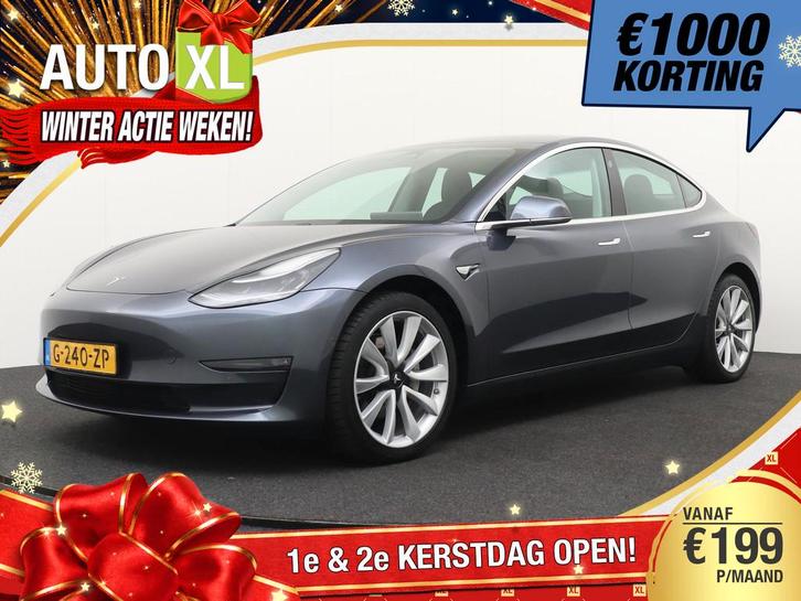 Tesla Model 3 Long Range AWD 75 kWh Autopilot Stoelverw V+A, Auto's, Tesla, Bedrijf, Te koop, Model 3, 4x4, ABS, Airbags, Airconditioning