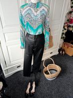 Norah " Nep leren broek maat 40/42 ", Maat 38/40 (M), Zwart, Ophalen of Verzenden, Zo goed als nieuw