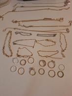 Kettingen, armbanden, ringen. Ook per stuk te koop., Ophalen of Verzenden, Zo goed als nieuw
