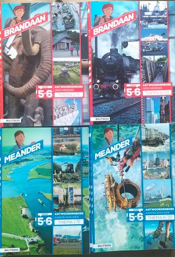 Malmberg Brandaan & Meander Antwoordenboeken Gr. 5-6 beschikbaar voor biedingen