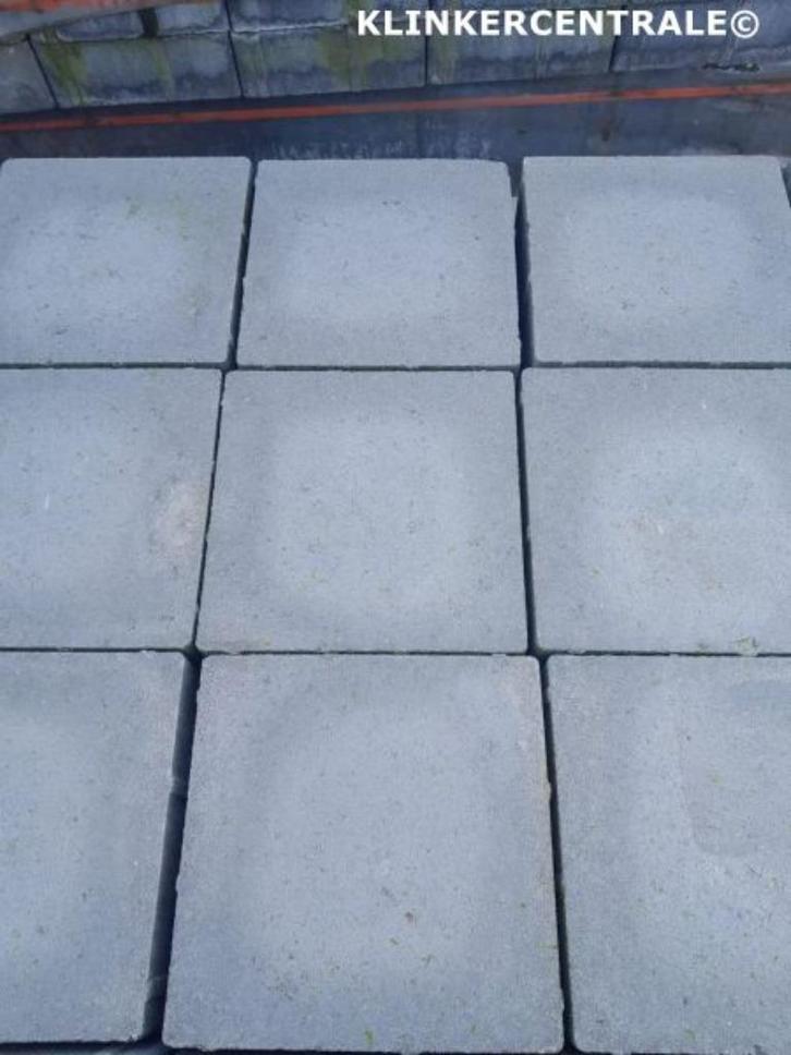 OPRUIMING b-keus restanten Strackstone+ DK 21x21x8 vlak antr, Tuin en Terras, Tegels en Klinkers, Nieuw, Klinkers, Beton, 10 m² of meer
