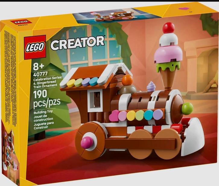 LEGO Creator 40777 peperkoektrein peperkoek trein kerst, Kinderen en Baby's, Speelgoed | Duplo en Lego, Nieuw, Lego, Complete set