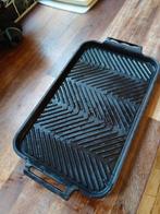 Gietijzeren Bakplaat/Grillplaat voor Gasfornuis, Ophalen of Verzenden, Zo goed als nieuw