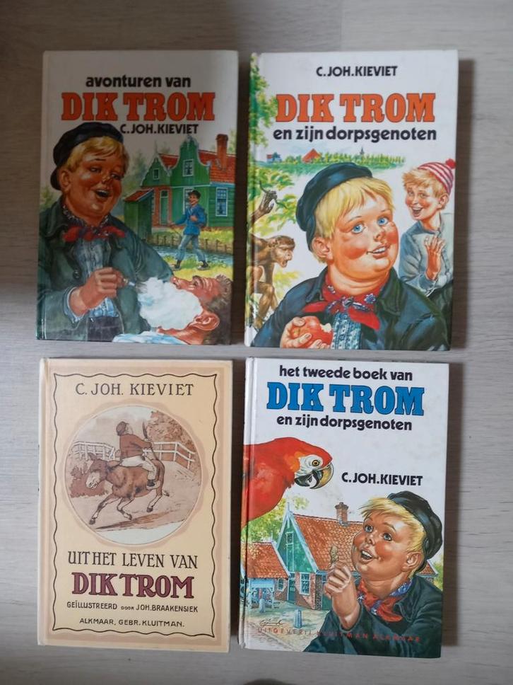 4 Dik Trom boeken van C. Joh. Kieviet, Boeken, Kinderboeken | Jeugd | 10 tot 12 jaar, Ophalen of Verzenden