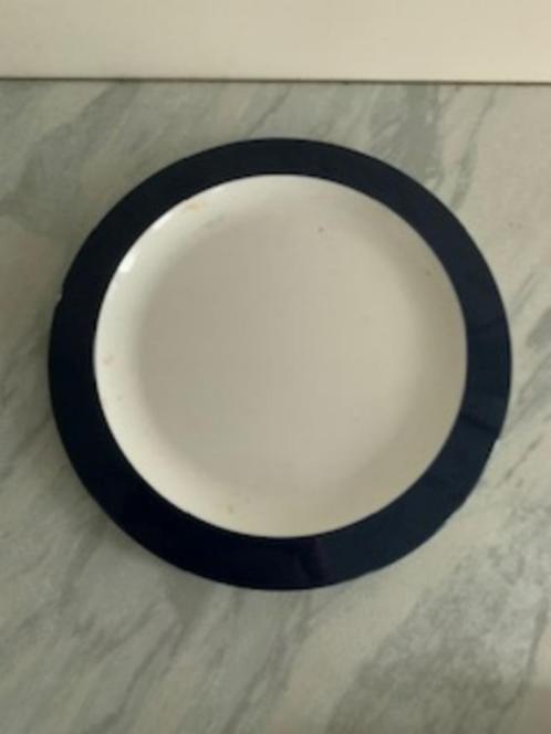 Tupperware Bordje wit met blauwe rand, Huis en Inrichting, Keuken | Tupperware, Overige typen, Blauw, Wit, Ophalen of Verzenden