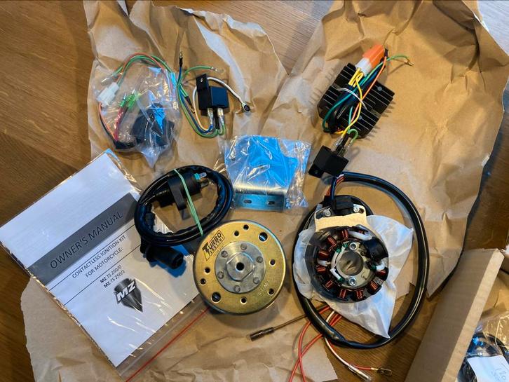 Electronische ontsteking MZ 250 125 150 12V inruil mogelijk, Motoren, Onderdelen | Oldtimers, Nieuw, Ophalen of Verzenden