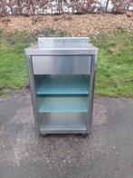 Solitaire keuken trolley rvs, Ophalen, 50 tot 75 cm, 50 tot 100 cm, Minder dan 100 cm