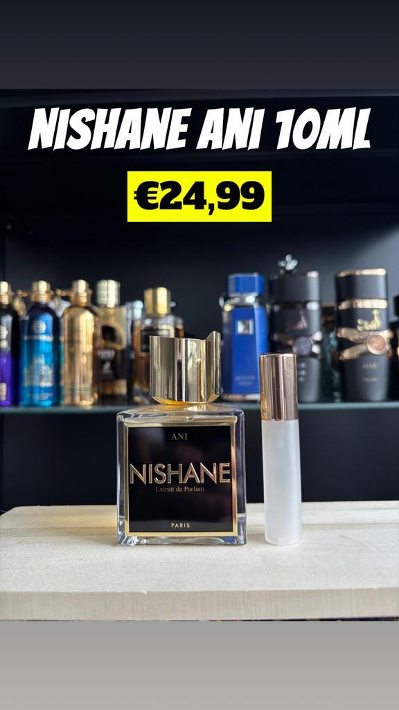 Nishane Ani - 10mL Travelspray, Sieraden, Tassen en Uiterlijk, Uiterlijk | Parfum, Nieuw, Verzenden