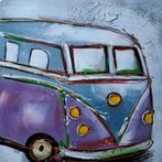 VW bus op canvas - Schilderij 80x80 cm, Ophalen, Gebruikt, Schilderij, 75 tot 100 cm
